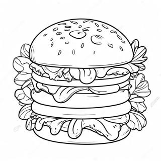 Page A Colorier Du Burger Whopper 51084-40405