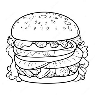 Page A Colorier Du Burger Whopper 51084-40407