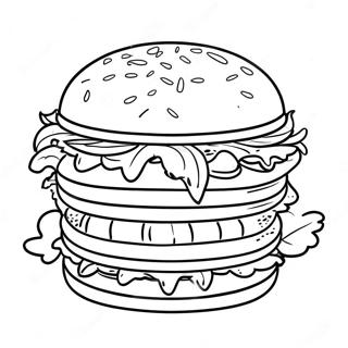 Page A Colorier Du Burger Whopper 51084-40408