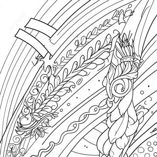 Page A Colorier Drapeau Norvegien 51343-40612