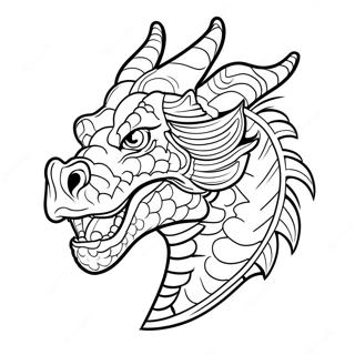 Page A Colorier Tete De Dragon 51883-41061