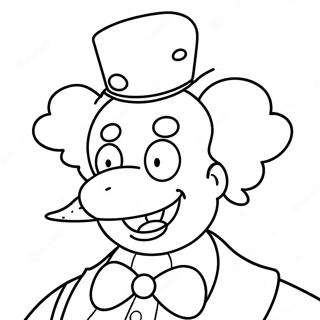 Krusty Le Clown Pages À Colorier