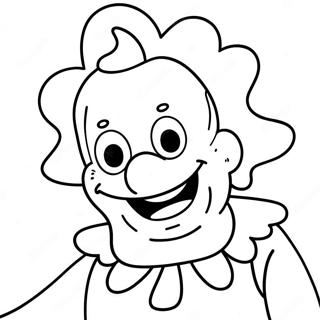 Page A Colorier De Krusty Le Clown 52583-41614