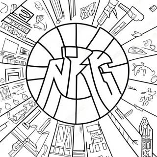 Page A Colorier Du Logo Des Knicks 53293-58902