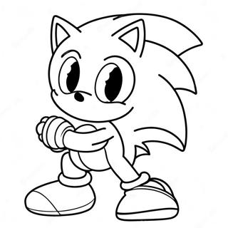 Page A Colorier Sonic De Paques 53413-42246