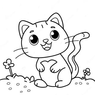 Chat Bonbon Poppy Playtime Pages À Colorier