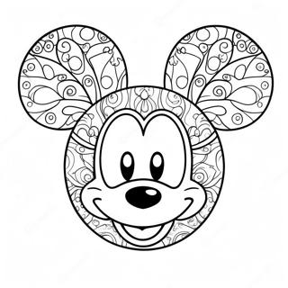 Oreilles De Mickey Pages À Colorier