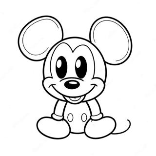 Page A Colorier De Tatouage Mickey Mouse 57154-45226