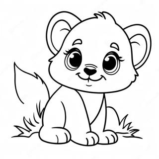 Page A Colorier Bebe Mammiferes Mignons 57544-45530