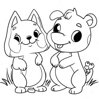 Amis Des Animaux Pages À Colorier