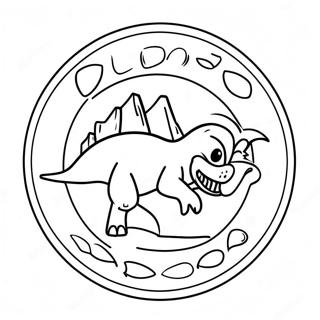 Page A Colorier Du Logo Dinoco 58533-46313