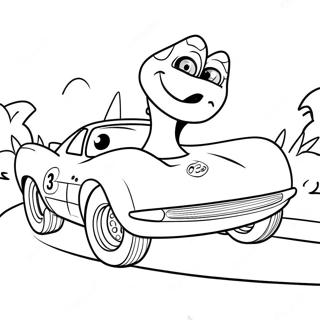 Page A Colorier De Voiture De Course Dinoco 58534-46307