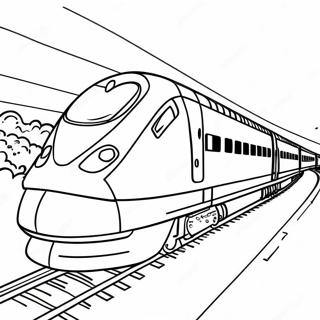 Page A Colorier De Train A Grande Vitesse 59673-47220