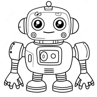 Page A Colorier Robot Pj 59823-47338