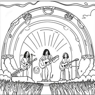 Page A Colorier Du Concert Classique De Led Zeppelin 60054-47521