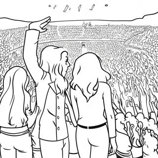 Page A Colorier Du Concert Classique De Led Zeppelin 60054-47524