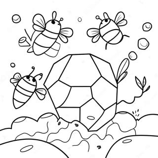 Simulateur De Nuée D'abeilles Pages À Colorier