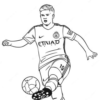 Page A Colorier De Kevin De Bruyne En Action 60593-47944