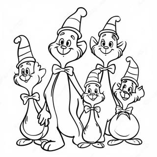 Page A Colorier Des Personnages Joyeux De Whoville 6091-4851