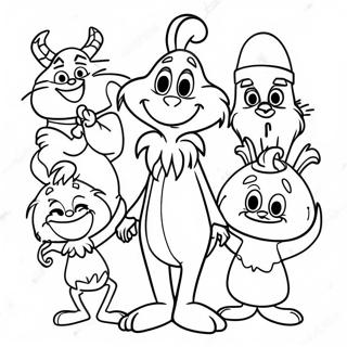 Page A Colorier Des Personnages Joyeux De Whoville 6091-4852