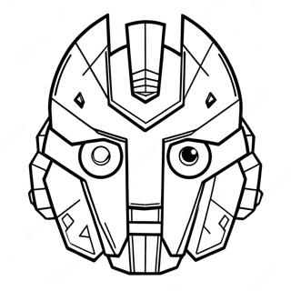 Page A Colorier Du Logo Transformers La Face Cachee De La Lune 61033-48279