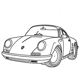 Porsche Pages À Colorier