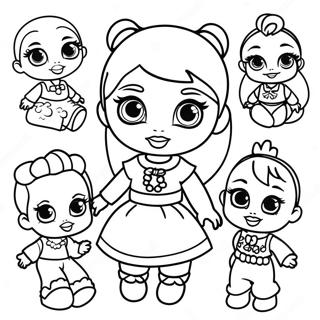 Page A Colorier Des Poupees Baby Bratz 61963-49025