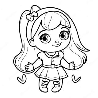 Page A Colorier De Mode Baby Bratz Mignonne 61964-49034