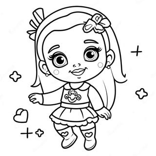 Page A Colorier De Mode Baby Bratz Mignonne 61964-49035