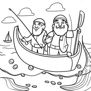 Pêcheurs D'hommes Pages À Colorier