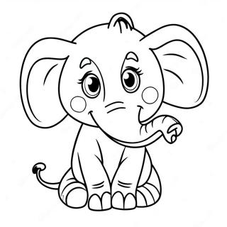 E Est Pour Elephant Page A Colorier 62523-49475