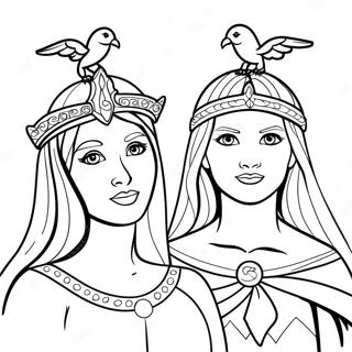 Page A Colorier Aquila Et Priscilla 63073-49923