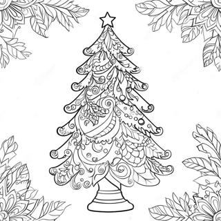 Page A Colorier Arbre De Noel Detaille 63413-50179