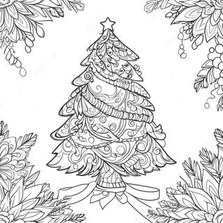 Page A Colorier Arbre De Noel Detaille 63413-50180