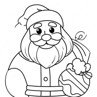 Page A Colorier Pere Noel Festif 63414-50181