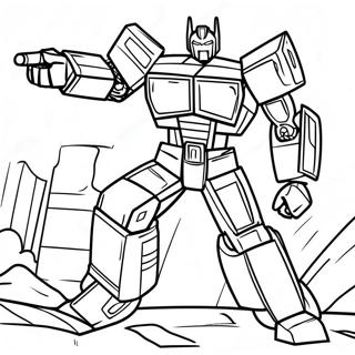 Page A Colorier Des Transformers Jazz En Action 63724-50425