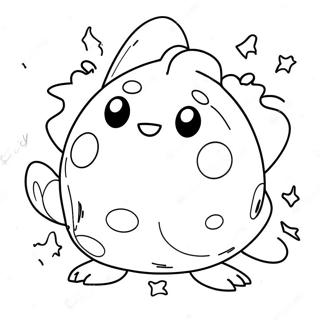 Page A Colorier De Togepi Avec Un Visage Heureux 63994-50637