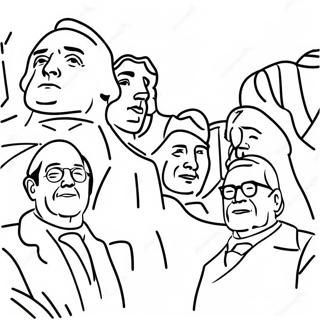 Page A Colorier Des Presidents Celebres Sur Le Mont Rushmore 64074-50692