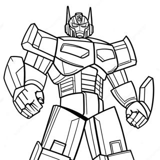 Page A Colorier Optimus Prime Heroique 65214-51611