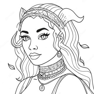 Page A Colorier Doja Cat 66063-52281