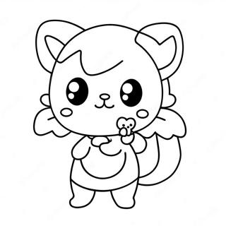 Kawaii Chan Pages À Colorier