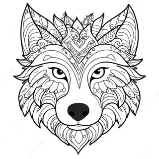 Page A Colorier De La Tete De Loup 68024-53819