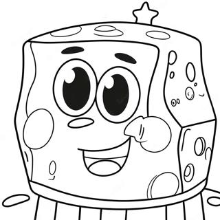 Page A Colorier Du Visage De Spongebob 68154-53934