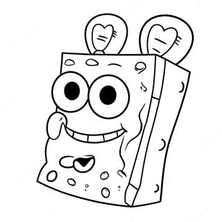 Page A Colorier Du Visage De Spongebob 68154-53936