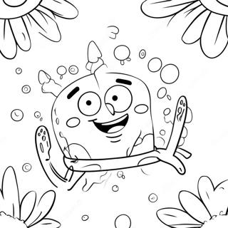 Page A Colorier Du Visage Heureux De Spongebob 68155-53944