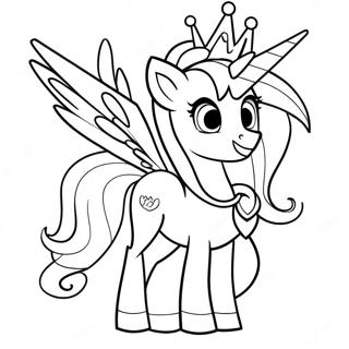 Princesse Cadance Pages À Colorier