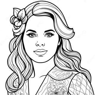 Page A Colorier De Lana Del Rey 68504-54231