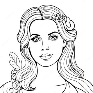 Page A Colorier De Lana Del Rey 68504-54232