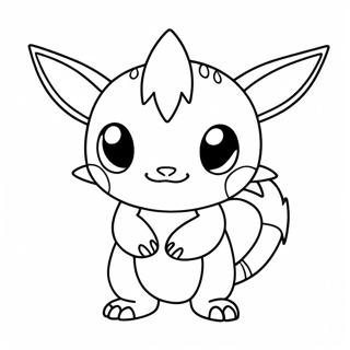 Pokémon Chibi Légendaires Pages À Colorier