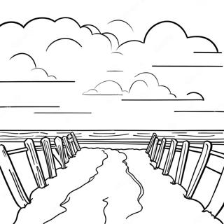 Page A Colorier De La Scene De Plage Obx 69554-55039